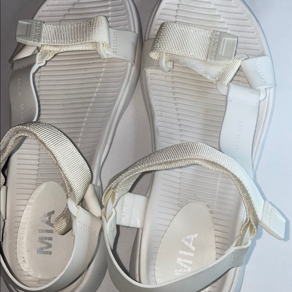 MIA Women's White Sandals